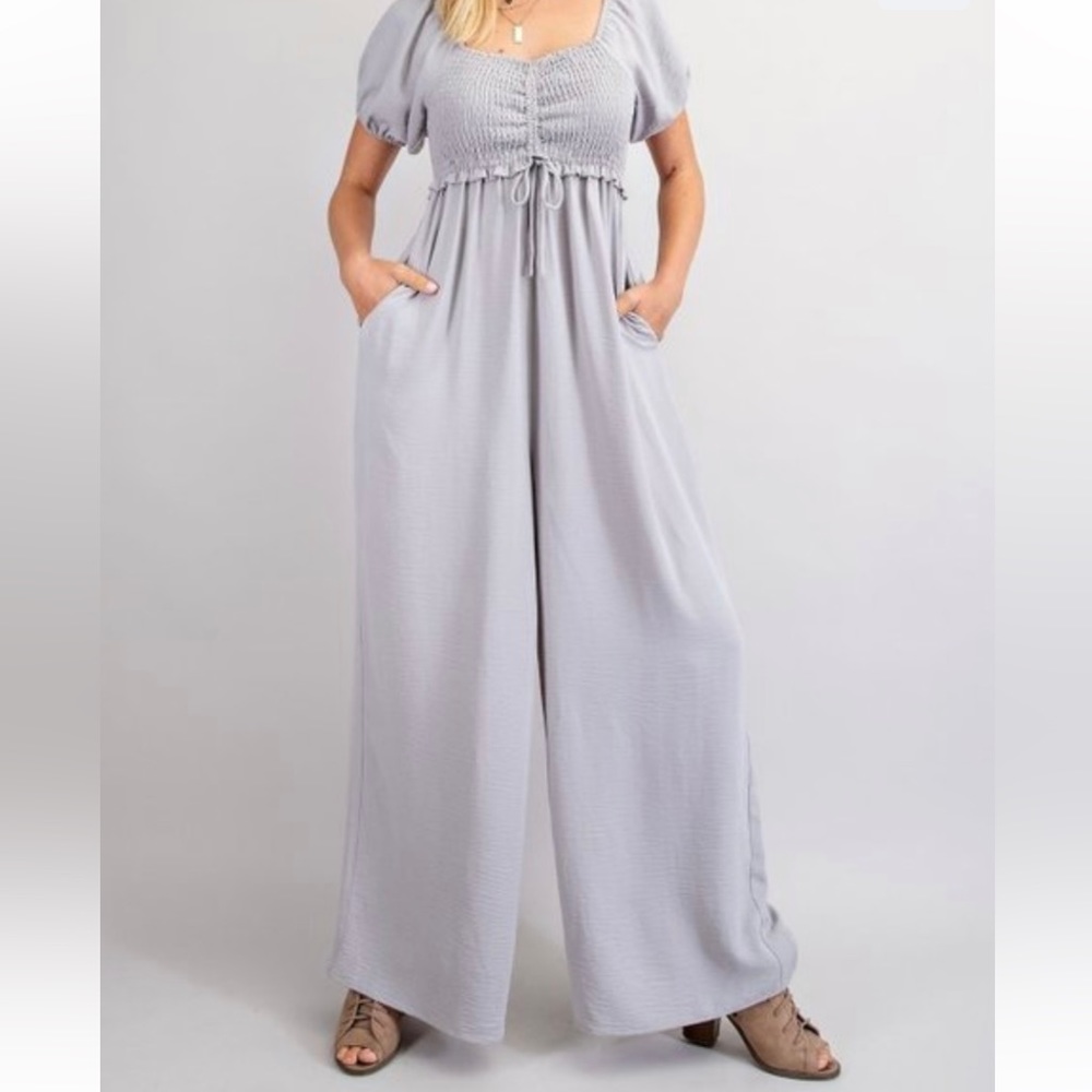 Gray jumpsuit